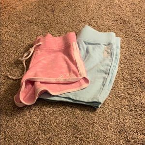 2 gently worn Justice shorts size 8